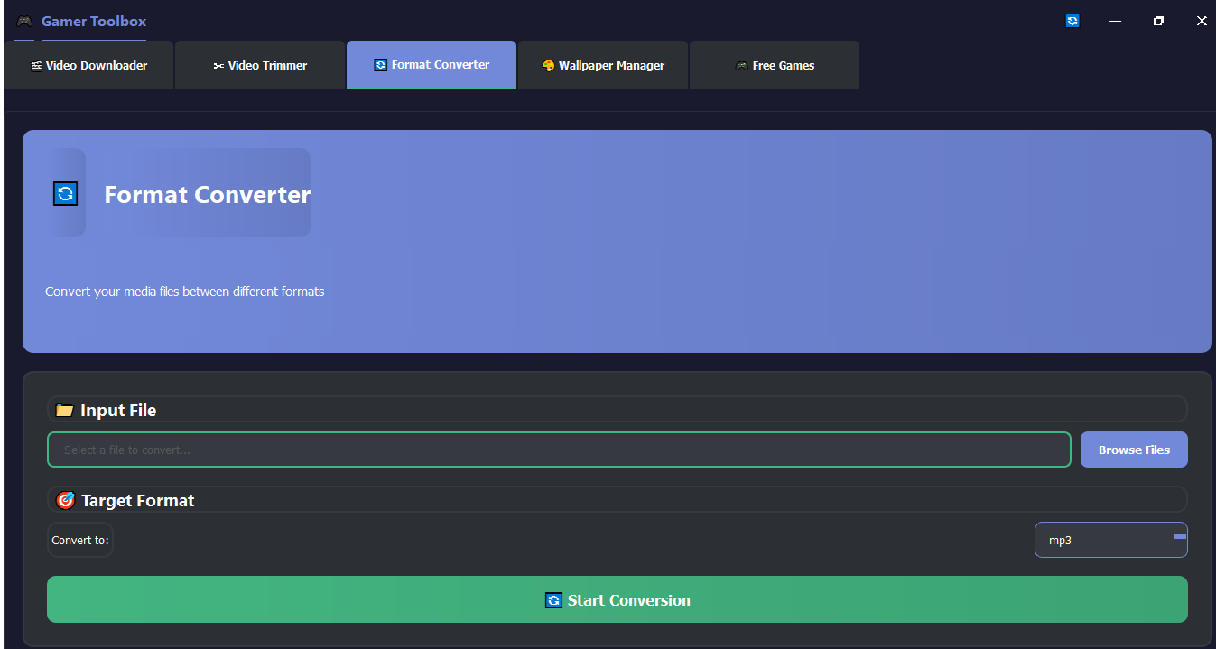 Format Converter Tool